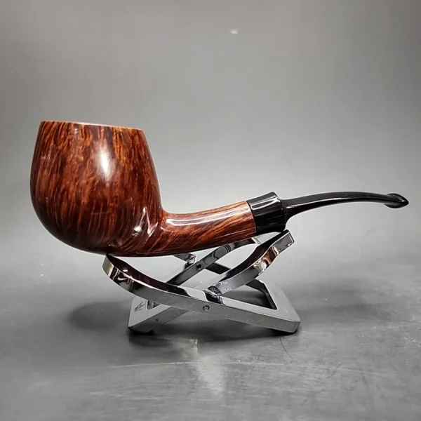 S Bang Pre-1984 Smooth Bent Brandy Estate Briar Pipe, Danish Estates - Image 3