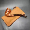 Dave Neeb Magnum Smooth Bent Dublin Handmade Briar Pipe, New - Image 3