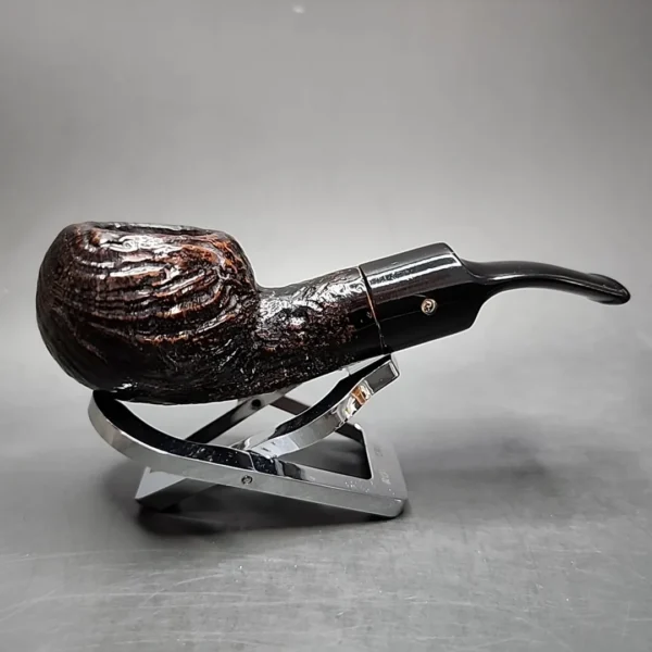 The Scoop Sandblasted Bullmoose Estate Briar Pipe, Italian Estates - Image 3