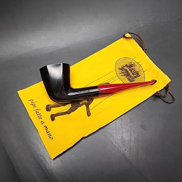 Mastro Geppetto Straight Paneled Dublin Estate Briar Pipe, Unsmoked - Image 3