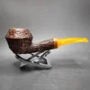 Mario Grandi Sandblasted Rhodesian Estate Briar Pipe, Italian Estates - Image 3