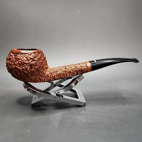 Don Carlos Rusticated Bent Prince Estate Briar Pipe, Italian Estates - Image 3