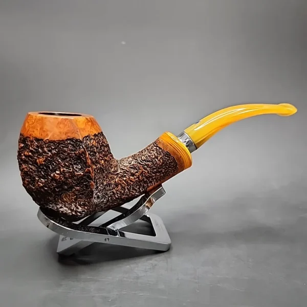 Ardor Urano Fantasy 2020 Bent Egg Estate Briar Pipe, Italian Estates - Image 3