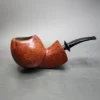 Bennie Joe Smooth Blowfish Handmade Briar Pipe, New - Image 3