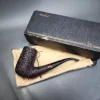 Becker for PCI 1986, Partially Rusticated Bent Stack Estate Briar Pipe, Unsmoked - Image 3
