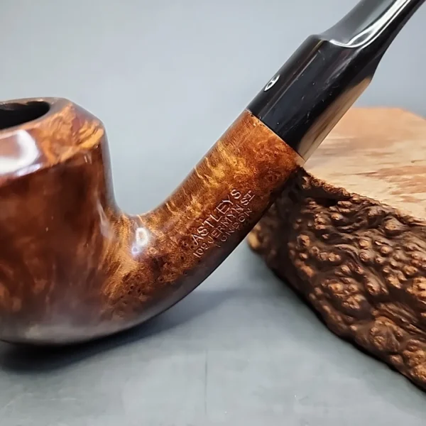 Astleys Smooth Bent Rhodesian Estate Briar Pipe, English Estates - Image 3