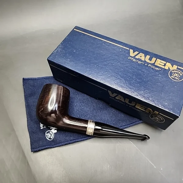 Vauen De Luxe 286 Smooth Billiard Estate Briar Pipe, P-lip Unsmoked, 9mm - Image 3