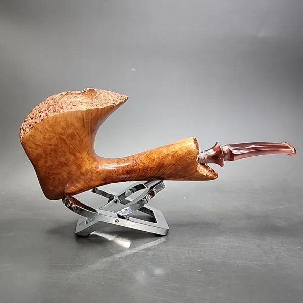 Large Smooth Freehand Estate Briar, Pipe Unsmoked - Image 3