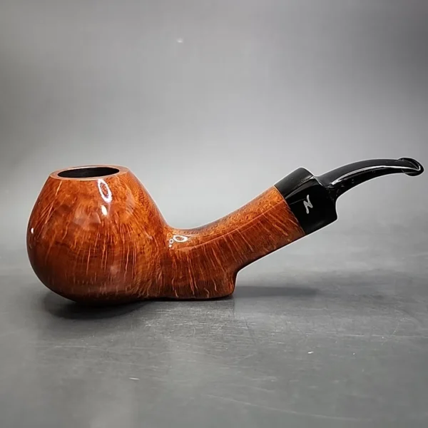 Nording Handmade Grade 14 Smooth Brandy Estate Briar Pipe, Danish Estates - Image 3