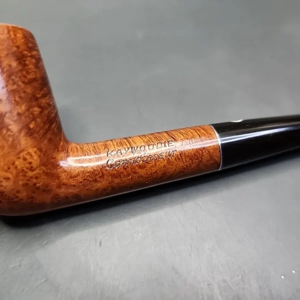 Kaywoodie Connoisseur 08 Smooth Dublin Estate Briar Pipe, 4-Hole Stinger, American Estates - Image 3