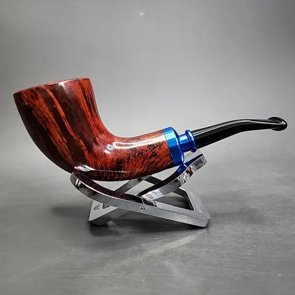 Nording Hold Em Queen Smooth Spigot Horn Estate Briar Pipe, Danish Estates - Image 3
