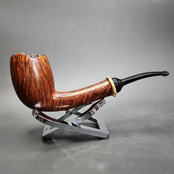 Jon Vesterholm Smooth Bent Egg Estate Briar Pipe, Danish Estates - Image 4