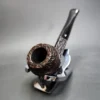 Astleys of London Rusticated Straight Bulldog Estate Briar Pipe - Image 4