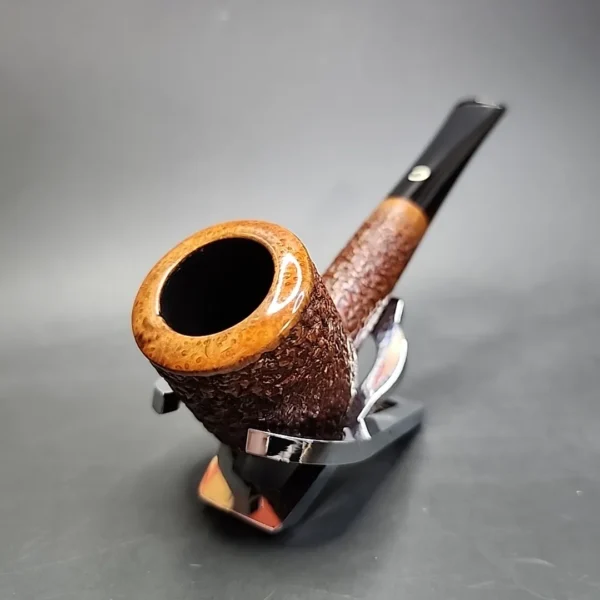 Il Ceppo Imperatori Era Rusticated Billiard Estate Briar Pipe, Italian Estates - Image 4