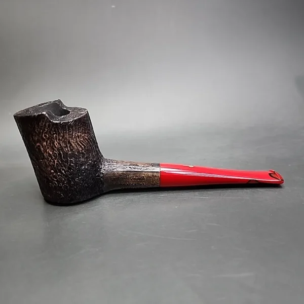 Mastro Geppetto by Ser Jacopo Windshield Poker Sandblasted Estate Briar Pipe, Unsmoked - Image 4