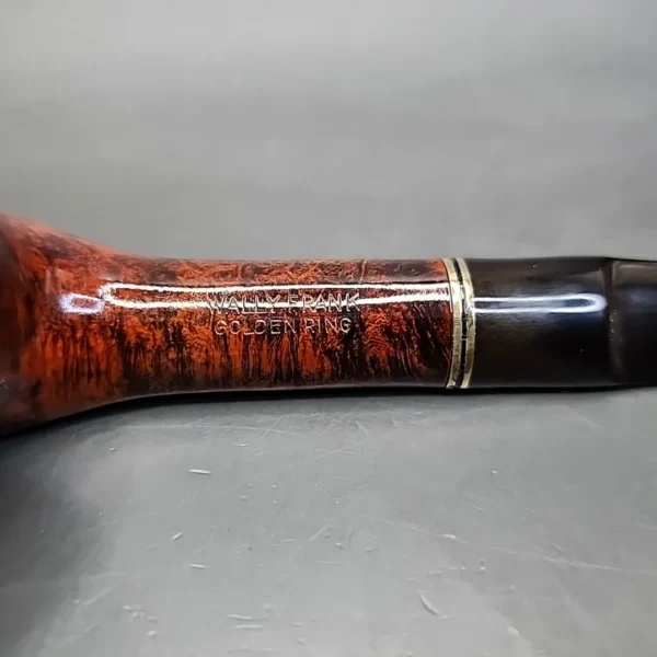 Wally Frank Golden Ring Smooth Vase Estate Briar Pipe, French Estates - Image 4