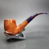 Savinelli Fantasia 606 KS Smooth Bent Billiard Briar Pipe, 6mm, New - Image 4