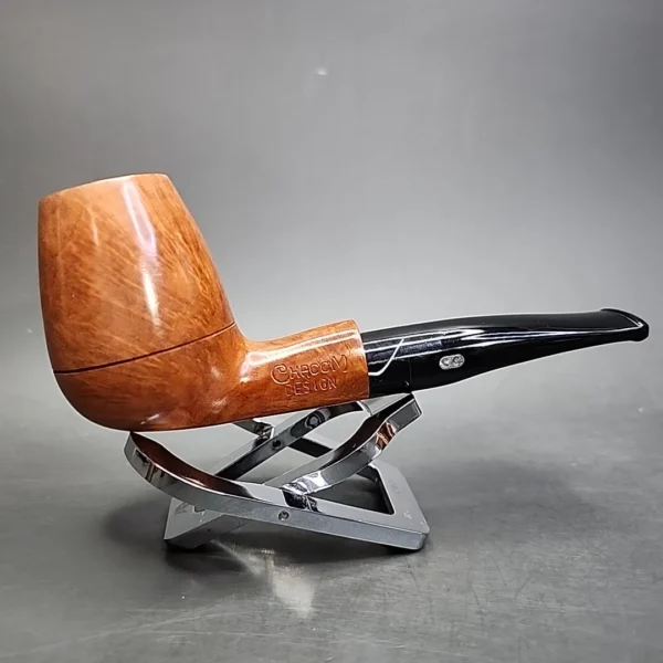 Chacom Design Smooth Stack Hybrid Estate Briar Pipe Unsmoked - Image 4