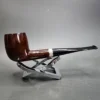 Jacobean Original by Les Wood Smooth Straight Billiard Estate Briar Pipe, Unsmoked - Image 5