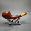 Joao Madail Scorpius Pipes Rhodesian Horn Handmade Briar Pipe, Unsmoked - Image 4