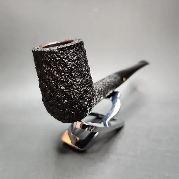 Darnell Old Briar 572 Rusticated Straight Billiard Estate Briar Pipe, Unsmoked - Image 4