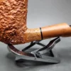 Ascorti Business Rusticated Stack Estate Briar Pipe, Italian Estates - Image 4