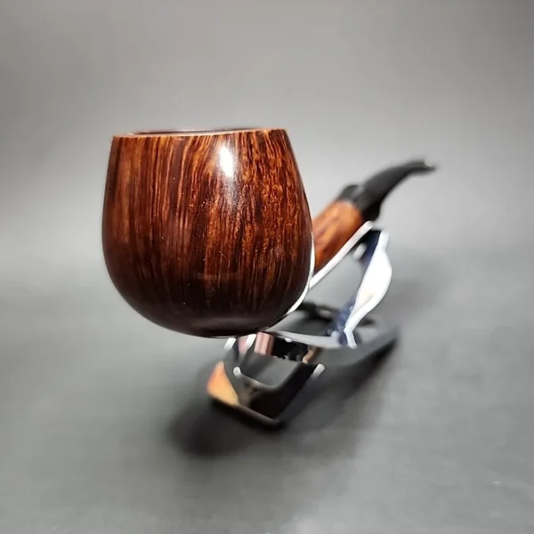 S Bang Pre-1984 Smooth Bent Brandy Estate Briar Pipe, Danish Estates - Image 4