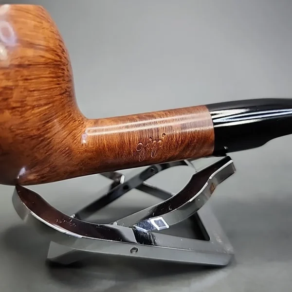 Gigi Novecento Smooth Pear Estate Briar Pipe Unsmoked, 9mm - Image 4