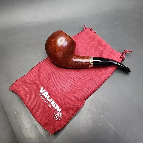 Vauen 3210 Smooth Author Estate Briar Pipe, Unsmoked, 9mm - Image 4