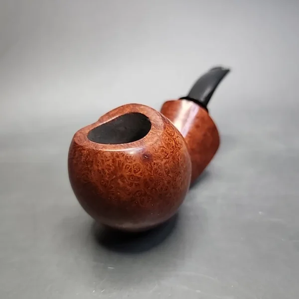 Bennie Joe Smooth Blowfish Handmade Briar Pipe, New - Image 4