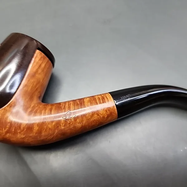 Fribourg & Treyer Shipmate Wind Cap Bent Billiard Estate Briar Pipe, English Estates - Image 4
