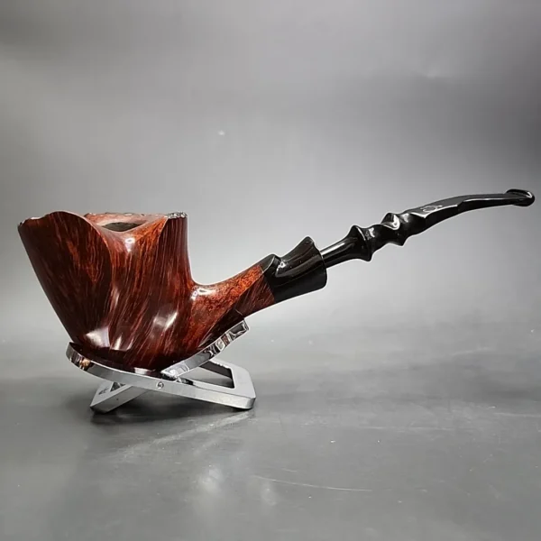 Preben Holm Private Collection, Extra Large Smooth Freehand Estate Briar Pipe, Danish Estates - Image 4