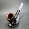GBD Prehistoric 1454 Sandblasted Billiard w/ Perspex Estate Briar Pipe, Unsmoked - Image 4