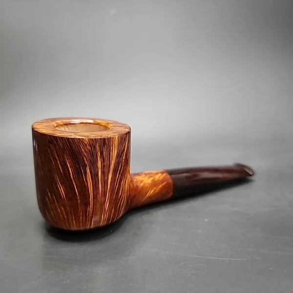 Dave Neeb USA Smooth Straight Pot Handmade Briar Pipe, New - Image 4