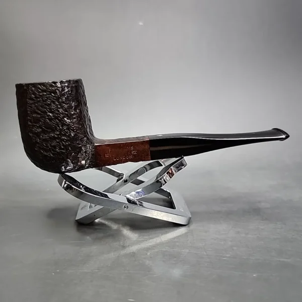 Astleys Rusticated Panel Billiard Estate Briar Pipe, English Estates - Image 4