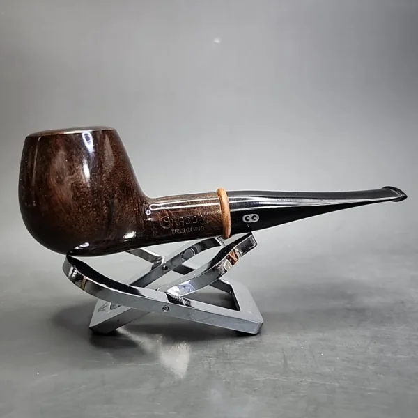 Chacom Trekking 263 Smooth Brandy Estate Briar Pipe Unsmoked, 9mm Adapter - Image 4