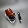 Vauen 6873 Smooth Bent Egg Estate Briar Pipe, Unsmoked, 9mm - Image 4