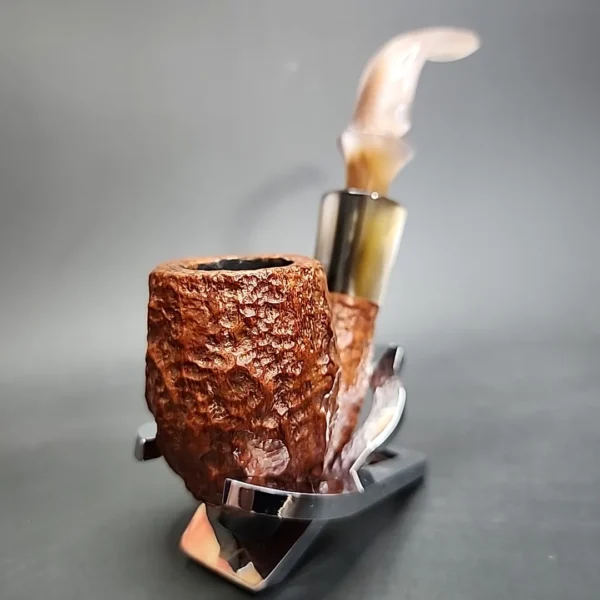 Savinelli Estella Non Pareil 9614 Oom Paul Estate Briar Pipe, Italian Estates - Image 4
