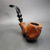 Ben Wade Danish Pride Partially Sandblasted Freehand Estate Briar Pipe, Danish Estates - Image 4