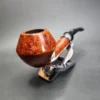 Design Berlin Strassbourg Smooth Bent Rhodesian Estate Briar Pipe Unsmoked, 9mm - Image 5