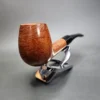 Gigi Novecento 780 Smooth Bent Brandy Estate Briar Pipe, Unsmoked, 9mm - Image 5