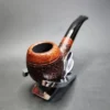 Savinelli Saturnia 626 Partially Rusticated Estate Briar Pipe, 6mm, Italian Estates - Image 5