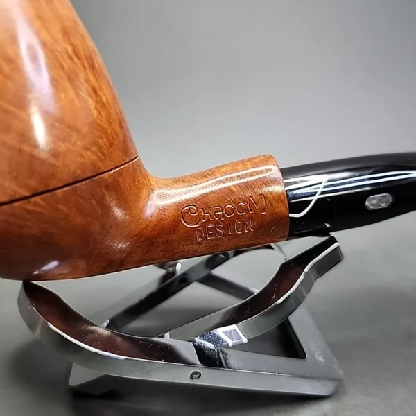 Chacom Design Smooth Stack Hybrid Estate Briar Pipe Unsmoked - Image 5