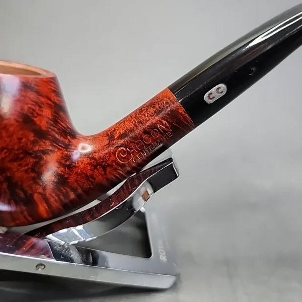 Chacom Centenaire 184, Smooth Bent Apple Estate Briar Pipe, Unsmoked - Image 5