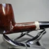 Jacobean Original by Les Wood Smooth Straight Billiard Estate Briar Pipe, Unsmoked - Image 6