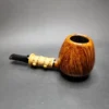 Doctors Pipes Double Flash Bamboo Brandy Handmade Briar Pipe, New - Image 5