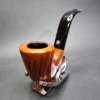 Mastro De Paja 3B One Sun Bent Dublin Estate Briar Pipe, Italian Estates - Image 5