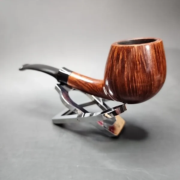 S Bang Pre-1984 Smooth Bent Brandy Estate Briar Pipe, Danish Estates - Image 5