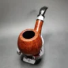 Design Berlin Strassbourg Smooth Bent Brandy Estate Briar Pipe Unsmoked, 9mm - Image 5
