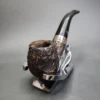 Peterson Short 230 Rusticated Bent Brandy Estate Briar Pipe, Irish Estates - Image 5